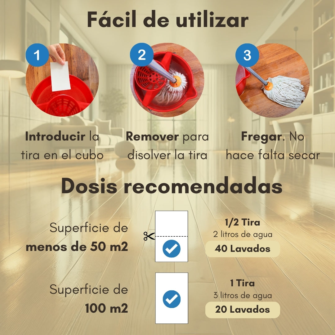 Decowash Strisce Lavapavimenti Concentrate (40 Usi)