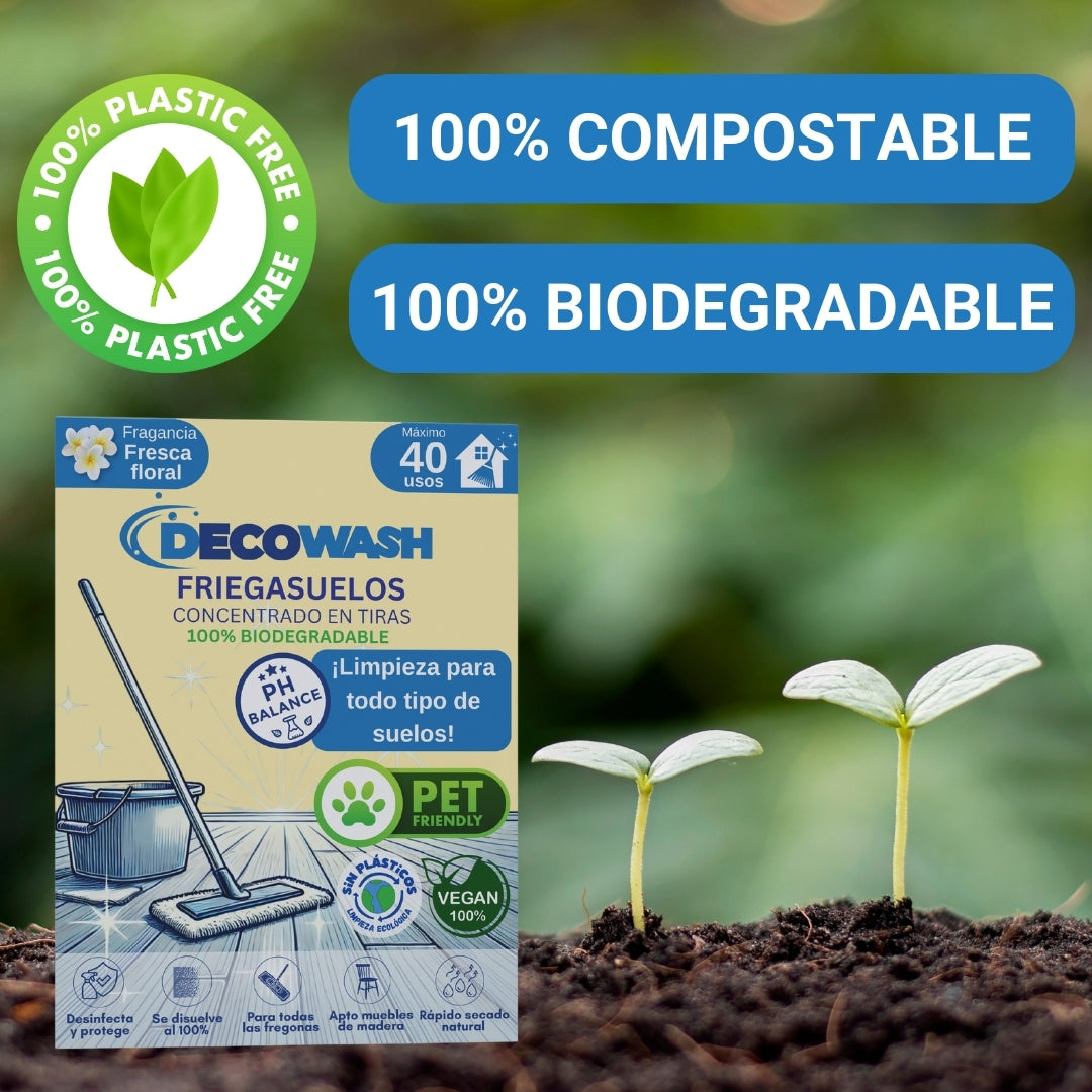 Decowash Strisce Lavapavimenti Concentrate (40 Usi)